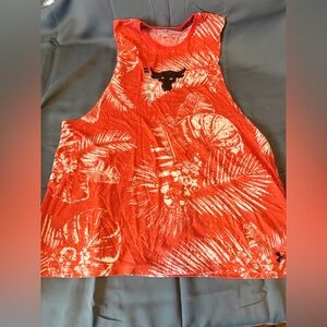 2XL Under Armour Men's Project Rock Aloha Camo Tank Training T-shirt 1351590-608